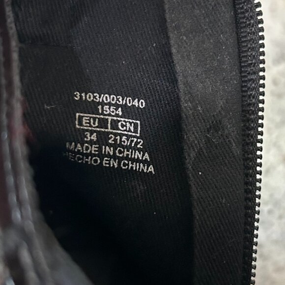 Zara | Disney Mickey Mouse Patent Leather‎ Combat Boots | SZ 34 (US Size 2) - Picture 10 of 13